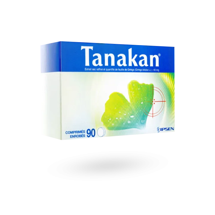 Tanakan 40 mg troubles de la mémoire boite de 90