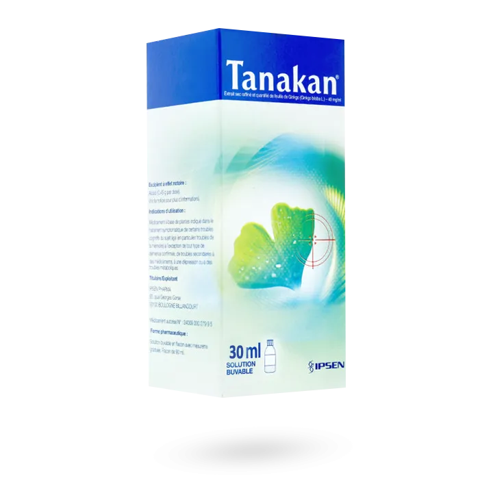 Tanakan solution buvable de 30 ml