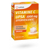 Vitamine C UPSA 1000 mg - 20 comprimés effervescents à l'orange