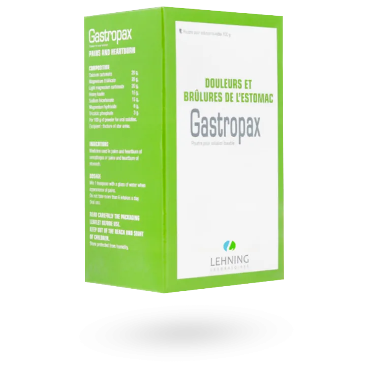 Gastropax douleurs et brûlures de l'estomac Lehning poudre pour solution buvable 100 g