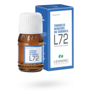 L72 Lehning troubles du sommeil solution buvable 30 ml