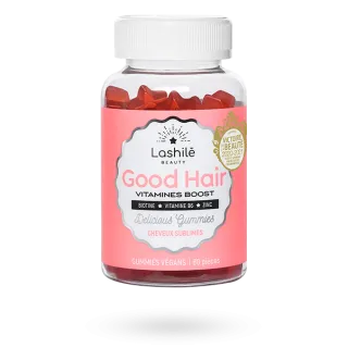 Good Hair Vitamines Boost cheveux sublimes Lashilé 60 delicious gummies
