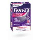 Fervex rhume enfants sans sucre - 8 sachets granulés framboise