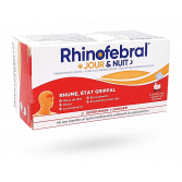 Rhinofebral Jour et Nuit rhume état grippal - 12 sachets