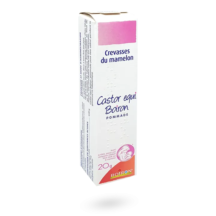 Pommade au Castor equi Boiron crevasses du mamelon tube de 20 g
