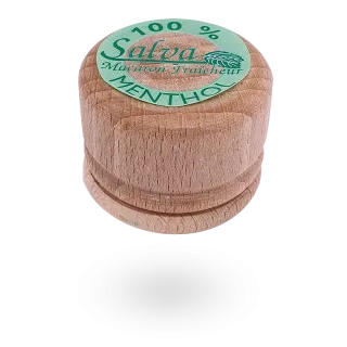 Salva macaron fraîcheur menthol en bois 7 g - 100% naturel contre les migraines