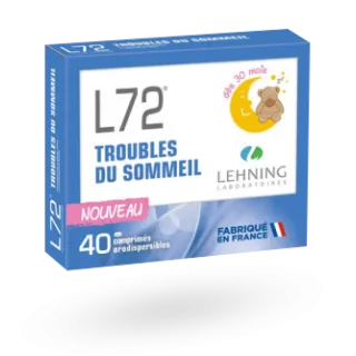 L72 Troubles du sommeil Lehning 40 comprimés orodispersibles