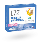 L72 Troubles du sommeil Lehning - 40 comprimés orodispersibles