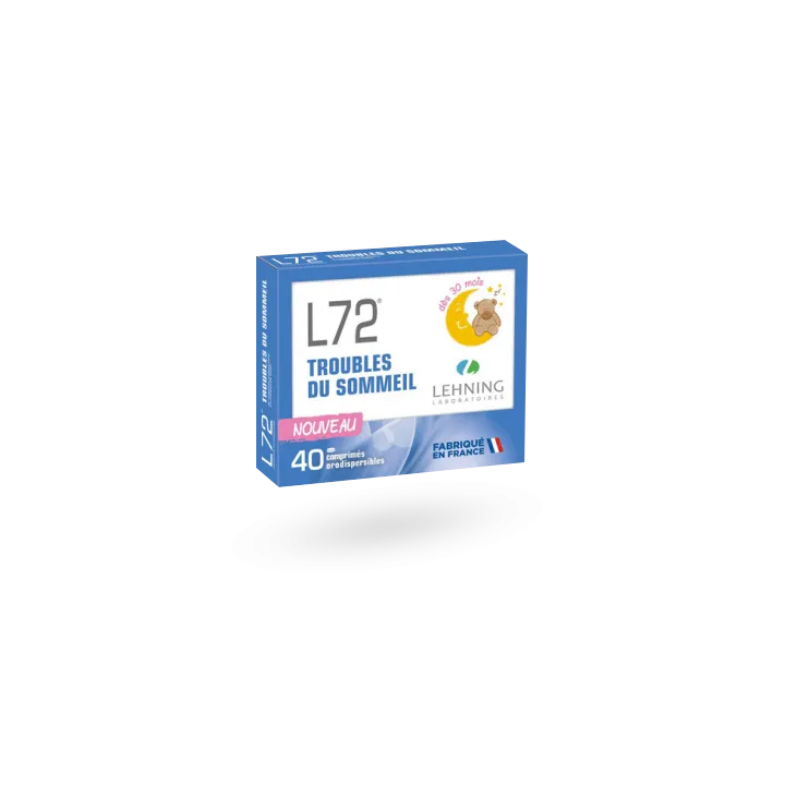L72 Troubles du sommeil Lehning 40 comprimés orodispersibles