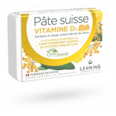 Pâte suisse Vitamine D3 Lehning renforcement du système immunitaire - 40 gommes