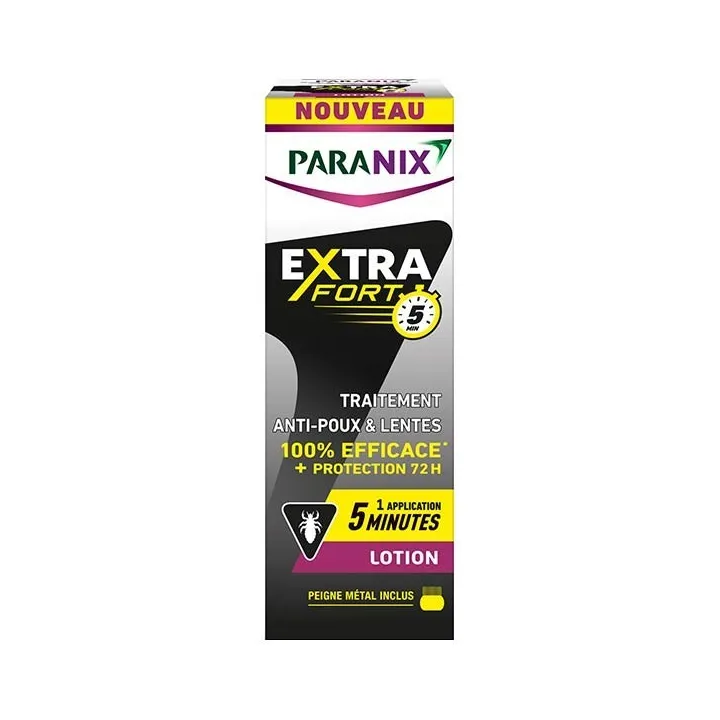 Paranix Extra Fort lotion anti-poux & lentes spray 100 ml + peigne
