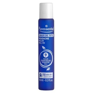 Puressentiel roller maux de tête aux 9 huiles essentielles 10 ml Puressentiel roller maux de tête aux 9 huiles essentielles 10 ml