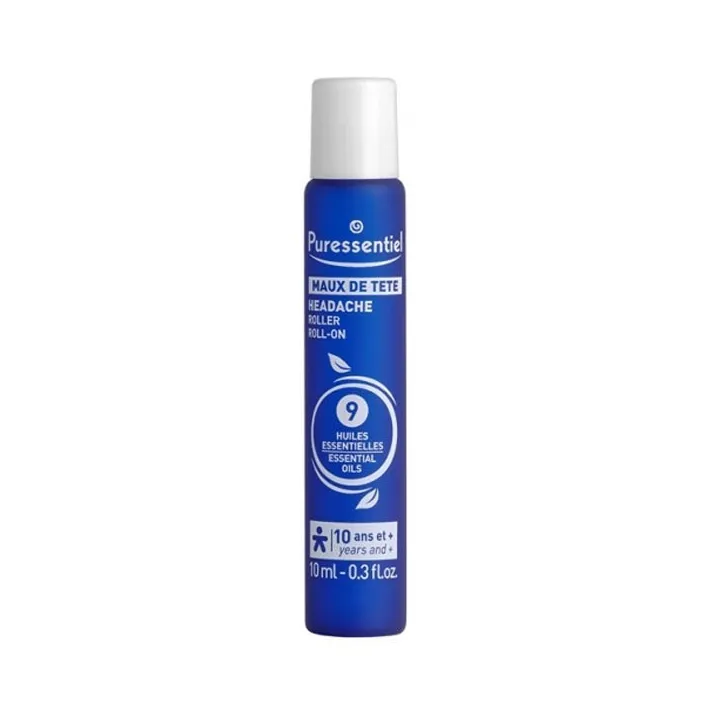 Puressentiel roller maux de tête aux 9 huiles essentielles 10 ml