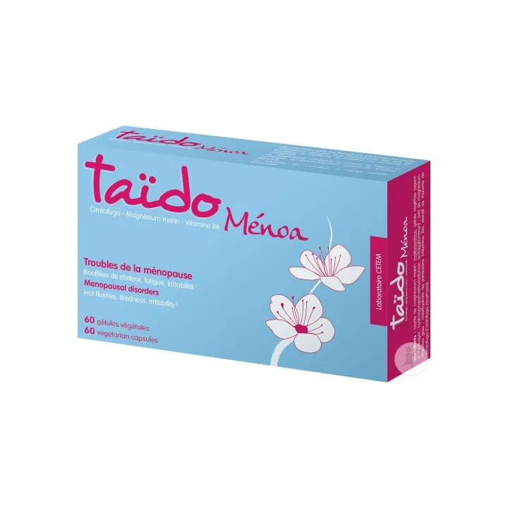 Taïdo Ménoa troubles de la ménopause 60 gélules
