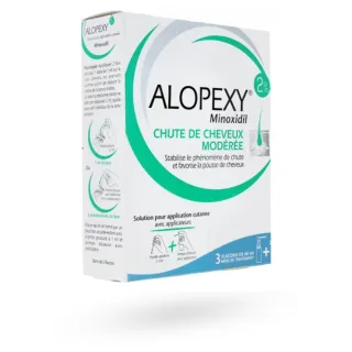 Alopexy 2% chute de cheveux spray 3x60 ml Alopexy 2% chute de cheveux spray 3x60 ml