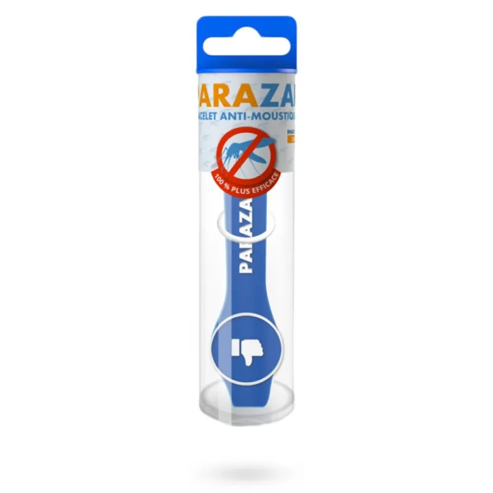 Parazap bracelet anti-moustique aux huiles essentielles - Bleu