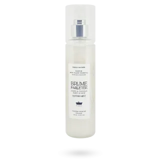 Brume pailletée "Les petits bains de Provence" corps et cheveux "Perle nacrée" Musc blanc oriental