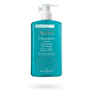 Avène Cleanance gel nettoyant visage et corps peaux grasses à imperfections 400 ml