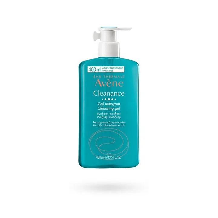 Avène Cleanance gel nettoyant visage et corps peaux grasses à imperfections 400 ml