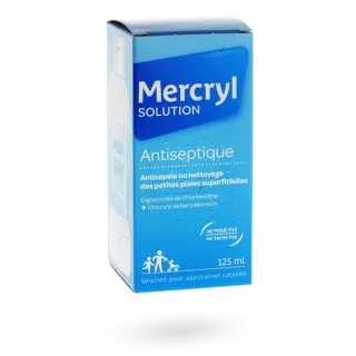 Mercryl solution antiseptique plaies superficielles 125 ml