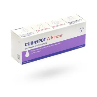 Curaspot 5% gel acné à rincer tube de 100 g