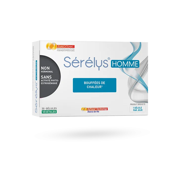 Sérélys Homme bouffées de chaleur 30 gélules