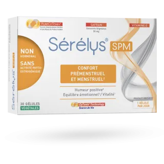 Sérélys SPM confort prémenstruel et menstruel 30 gélules