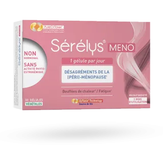 Sérélys MENO désagréments de la ménopause 30 gélules
