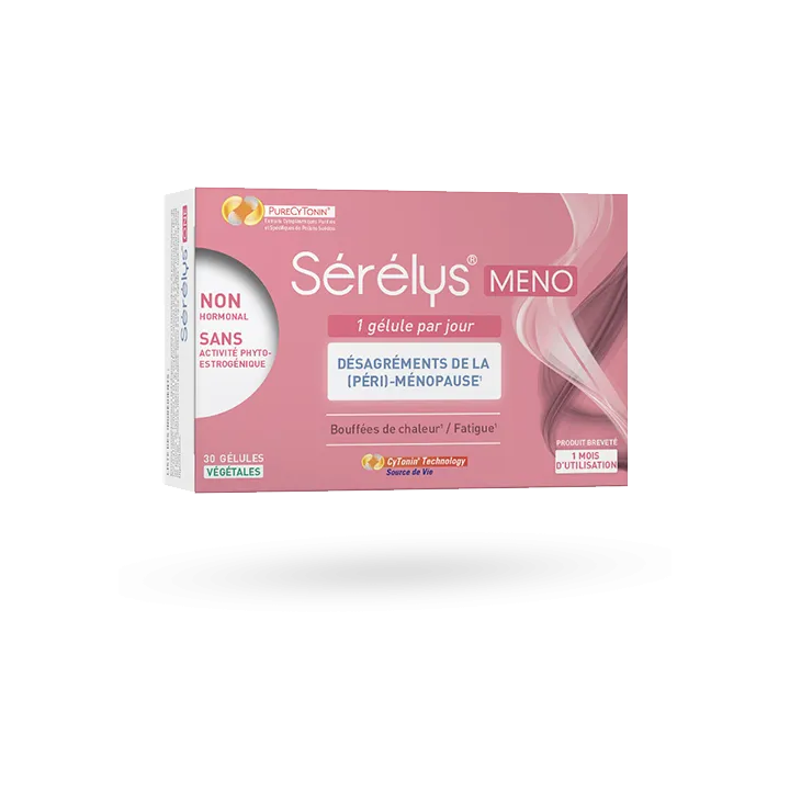 Sérélys MENO désagréments de la ménopause 30 gélules