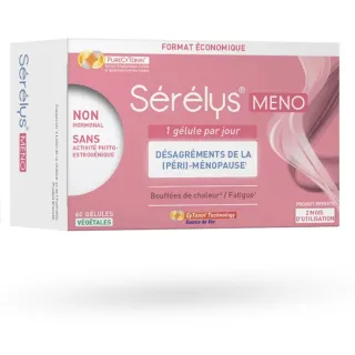 Sérélys MENO désagréments de la ménopause 60 gélules
