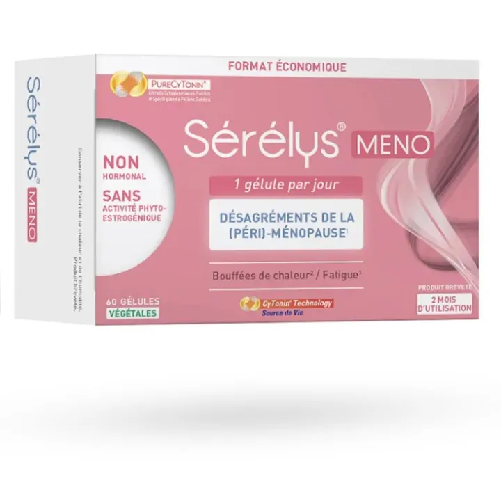 Sérélys MENO désagréments de la ménopause 60 gélules