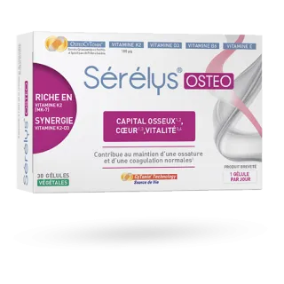 Sérélys OSTEO capital osseux après ménopause 30 gélules