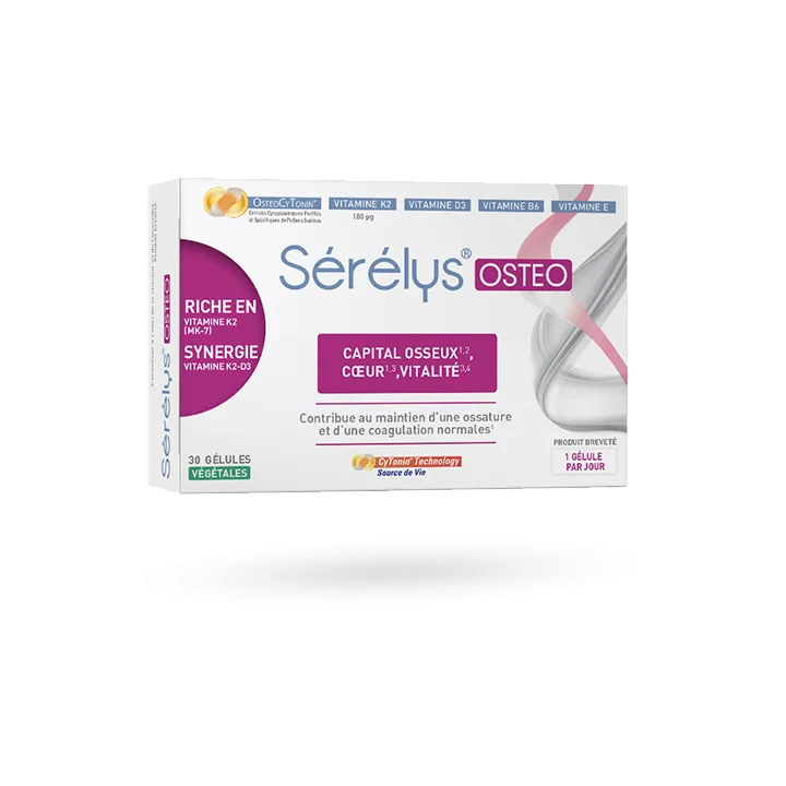 Sérélys OSTEO capital osseux après ménopause 30 gélules