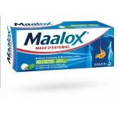 Maalox Menthe sans sucre maux d'estomac - 40 comprimés