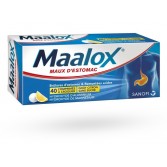 Maalox citron sans sucre maux d'estomac - 40 comprimés à croquer
