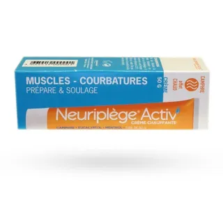 Neuriplège Activ' crème chauffante muscles courbatures tube 50 g