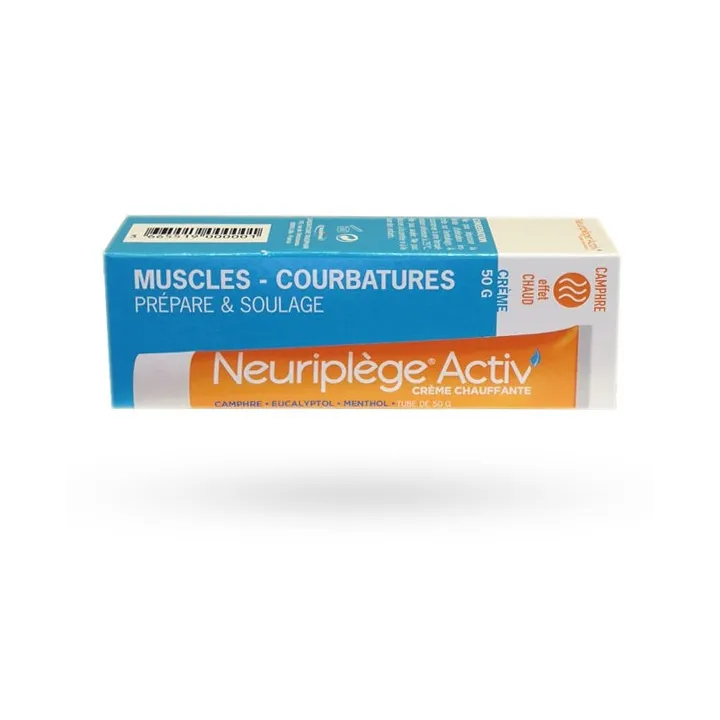 Neuriplège Activ' crème chauffante muscles courbatures tube 50 g