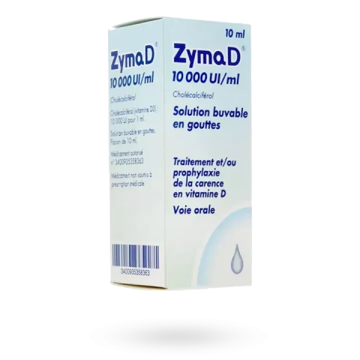 ZymaD 10000 Ul/ml flacon de 10 ml carences vitamines D