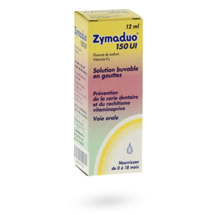 Zymaduo 150 UI nourrisson fluo vitamine D 12 ml