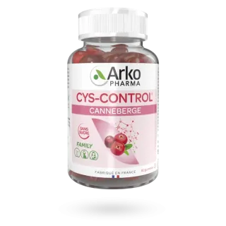 Cys-Control canneberge Arkopharma 60 gummies sans sucre
