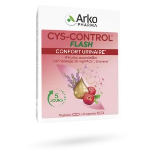Cys-Control Flash confort urinaire Arkopharma canneberge