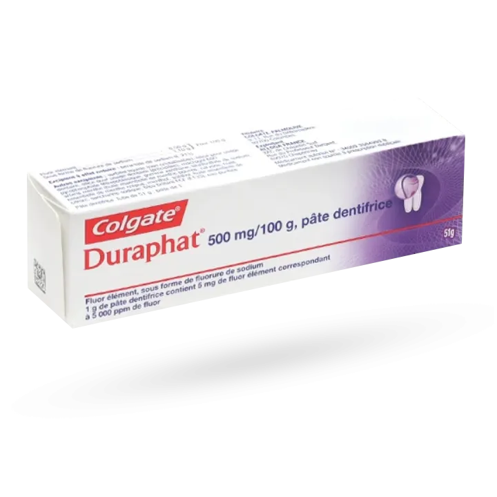 Duraphat pâte dentifrice 500 mg/100 g fluor tube 51 g