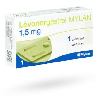 Lévonorgestrel Mylan 1,5 mg 1 comprimé contraceptif d'urgence
