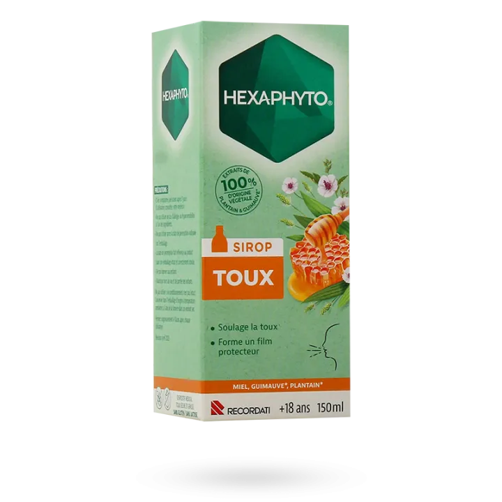 Hexaphyto sirop toux grasse ou sèche flacon 150 ml