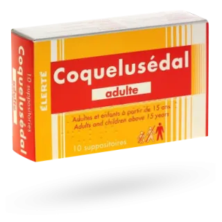 Coquelusédal adulte bronchite 10 suppositoires