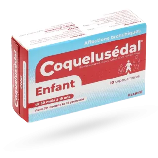 Coquelusédal enfant bronchite 10 suppositoires