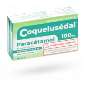 Coquelusédal paracétamol 100 mg nourrisson - 10 suppositoires