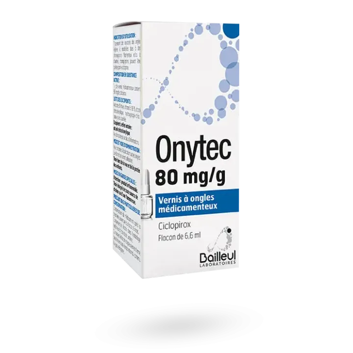 Onytec 80 mg/g vernis à ongles mycoses ciclopirox 6,6 ml