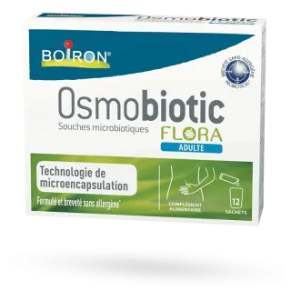 Osmobiotic Flora adulte Boiron souches microbiotiques 12 sachets