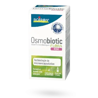 Osmobiotic Flora bébé Boiron souches microbiotiques flacon 5 ml